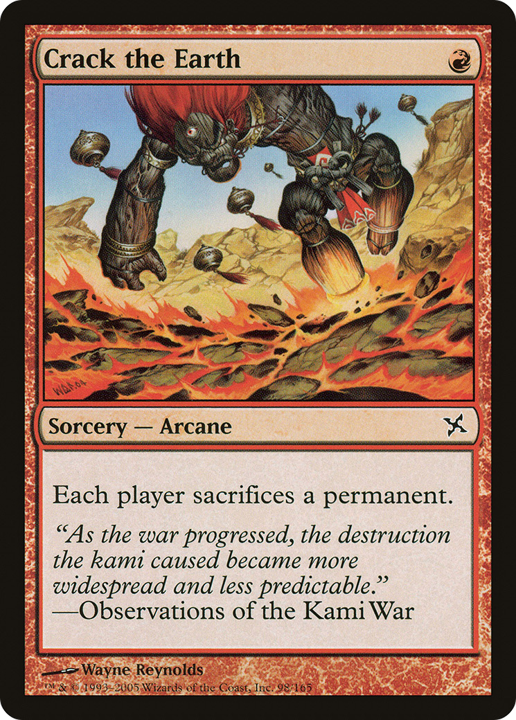 Crack the Earth (098) Foil - Betrayers of Kamigawa