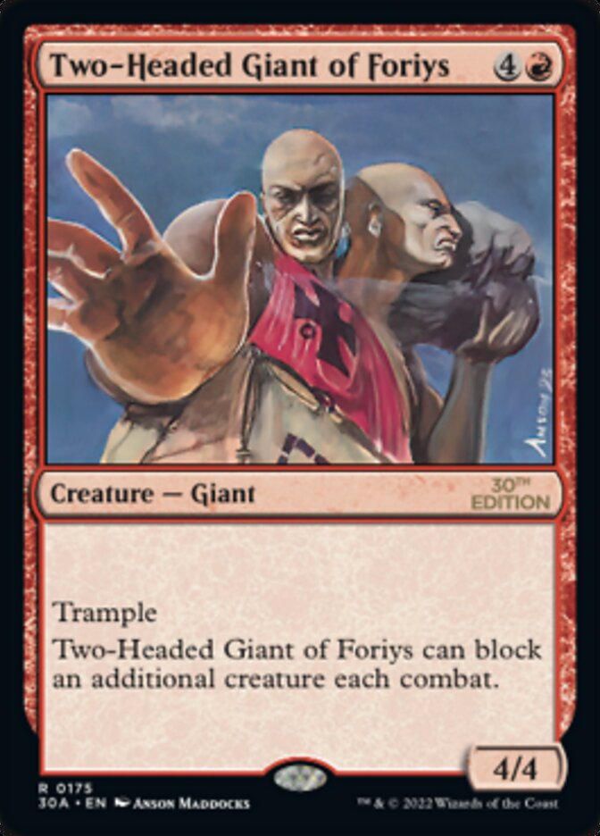 Two-Headed Giant of Foriys (175) - 30th Anniversary Edition
