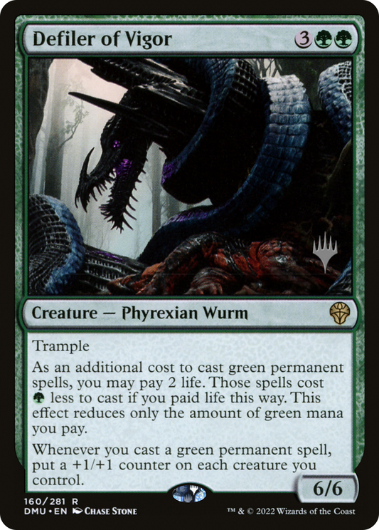 Defiler of Vigor (Promo Pack) [Dominaria United Promos] Foil