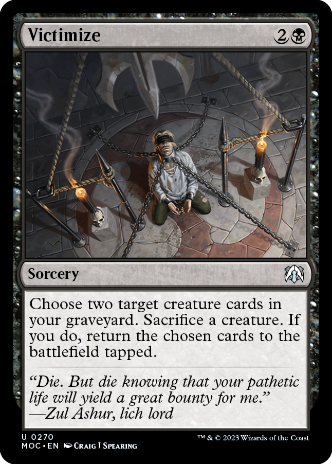 Victimize [March of the Machine Commander] | Silver Goblin