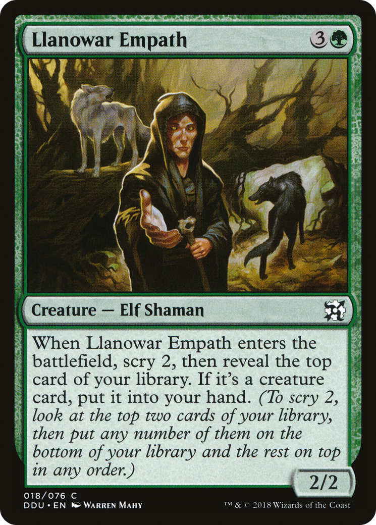 Llanowar Empath (018) - Duel Decks: Elves vs. Inventors