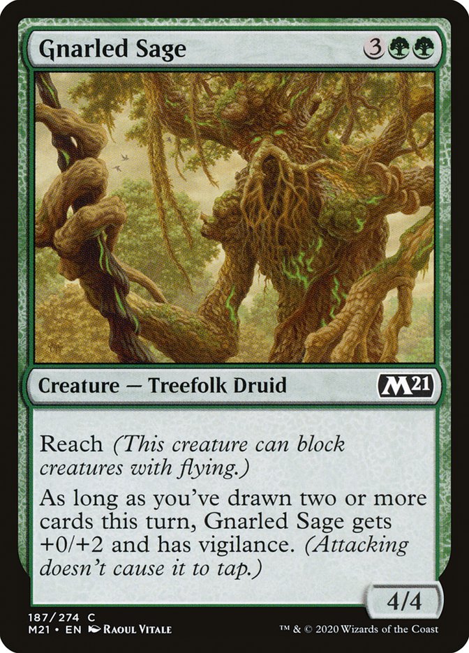 Gnarled Sage [Core Set 2021] | Silver Goblin