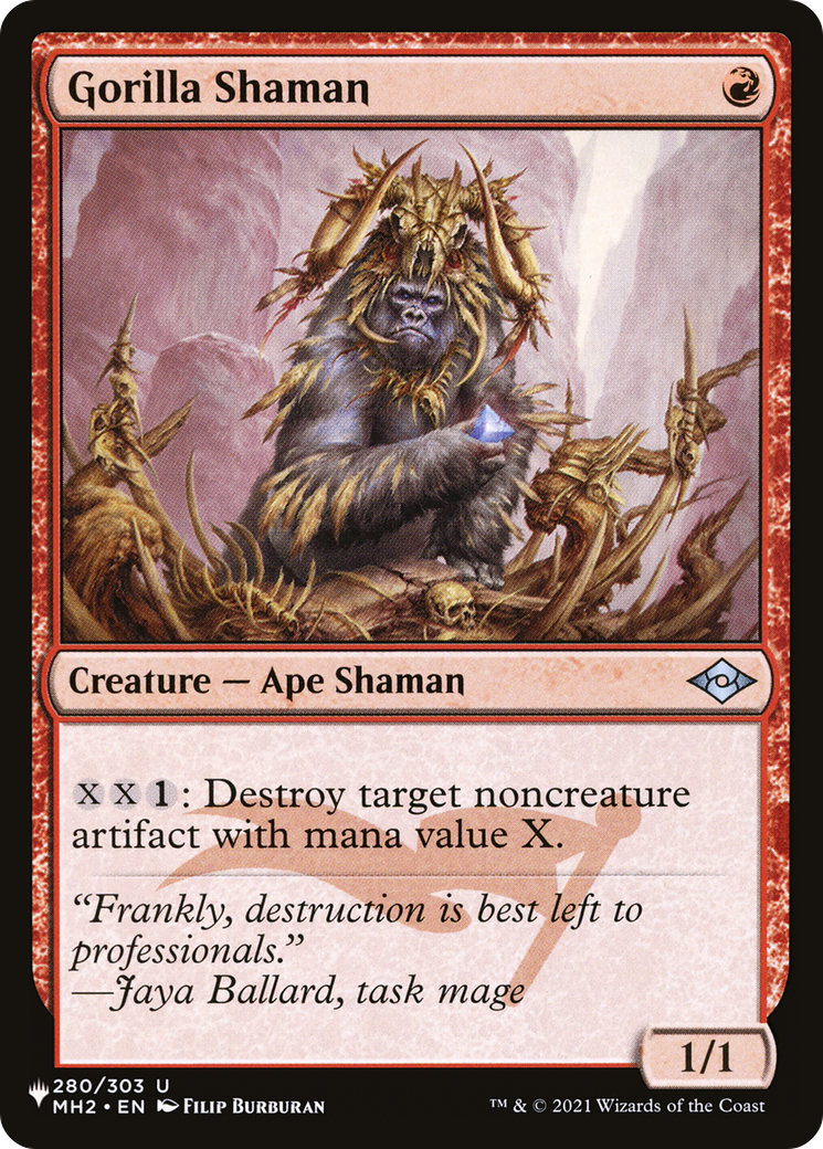 Gorilla Shaman [The List Reprints] | Silver Goblin