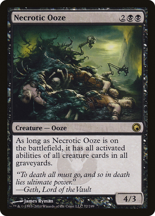 Necrotic Ooze (072) - Scars of Mirrodin