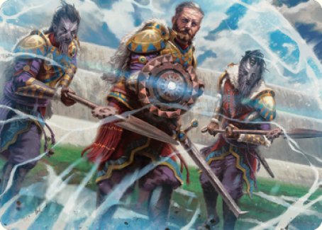 Argivian Phalanx Art Card [Dominaria United Art Series] | Silver Goblin