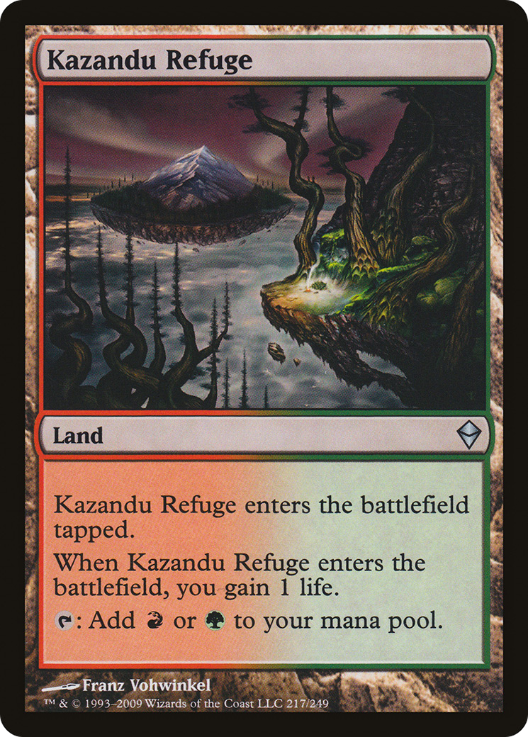 Kazandu Refuge (217) Foil - Zendikar