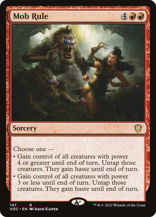Mob Rule (147) - Crimson Vow Commander