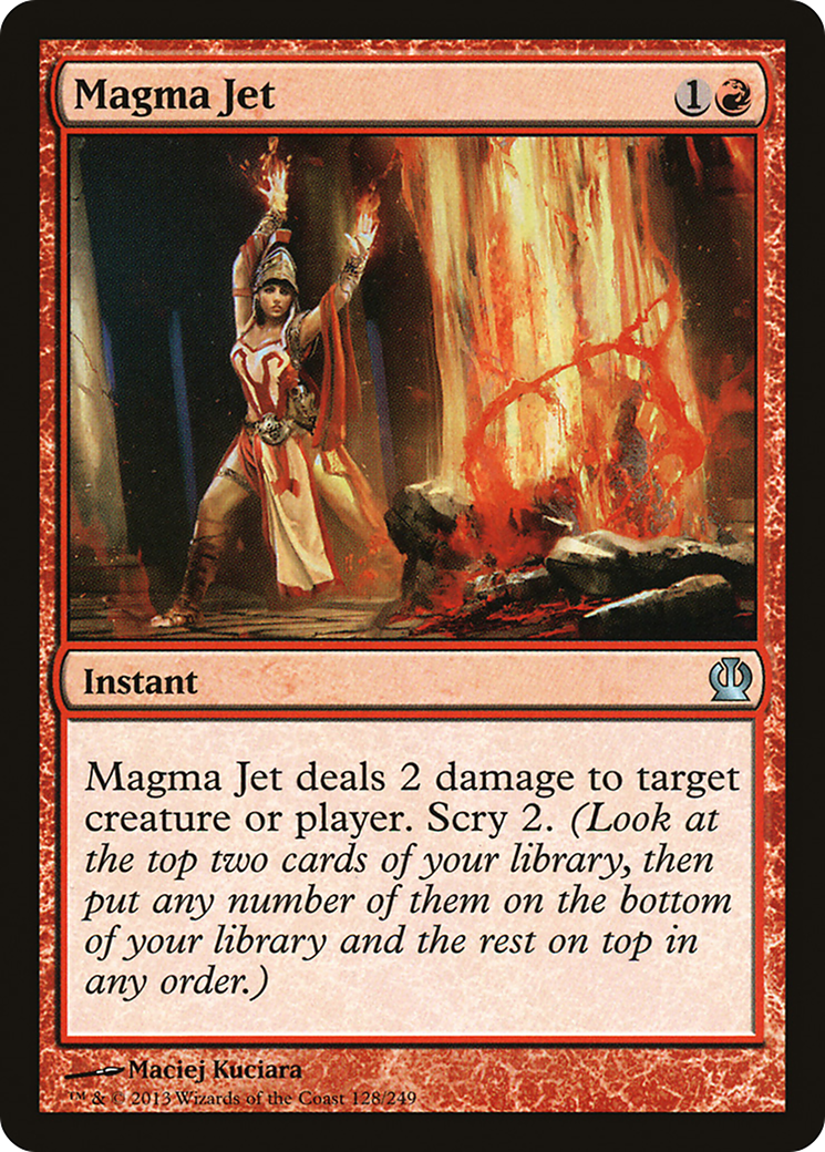 Magma Jet (128) Foil - Theros