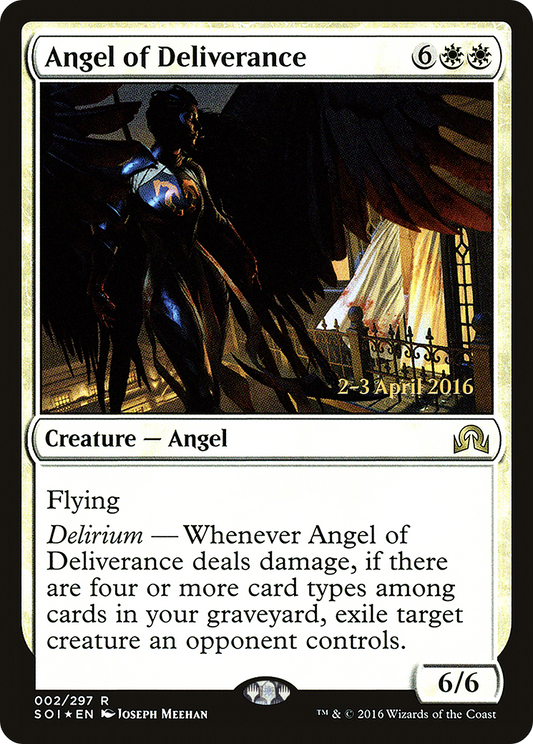 Angel of Deliverance (02s) Foil - Shadows over Innistrad Promos
