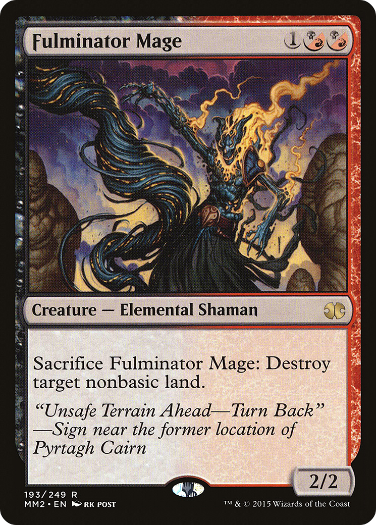 Fulminator Mage (193) Foil - Modern Masters 2015
