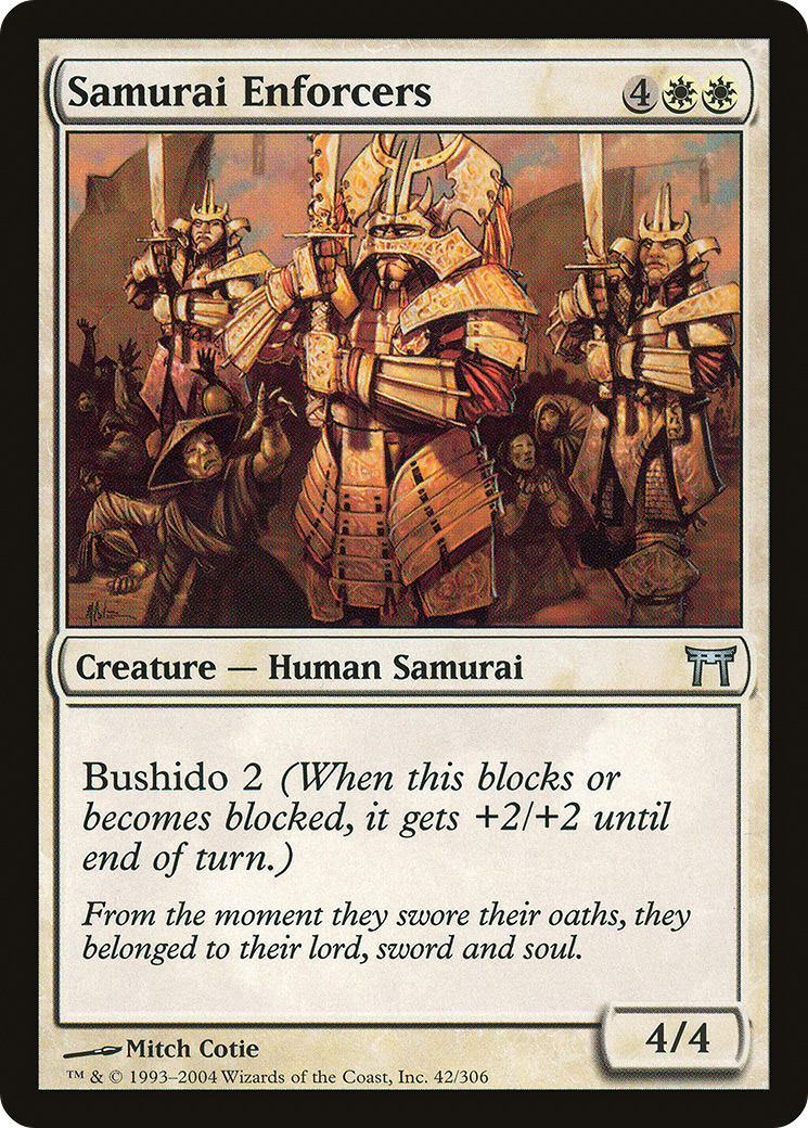 Samurai Enforcers (042) - Champions of Kamigawa