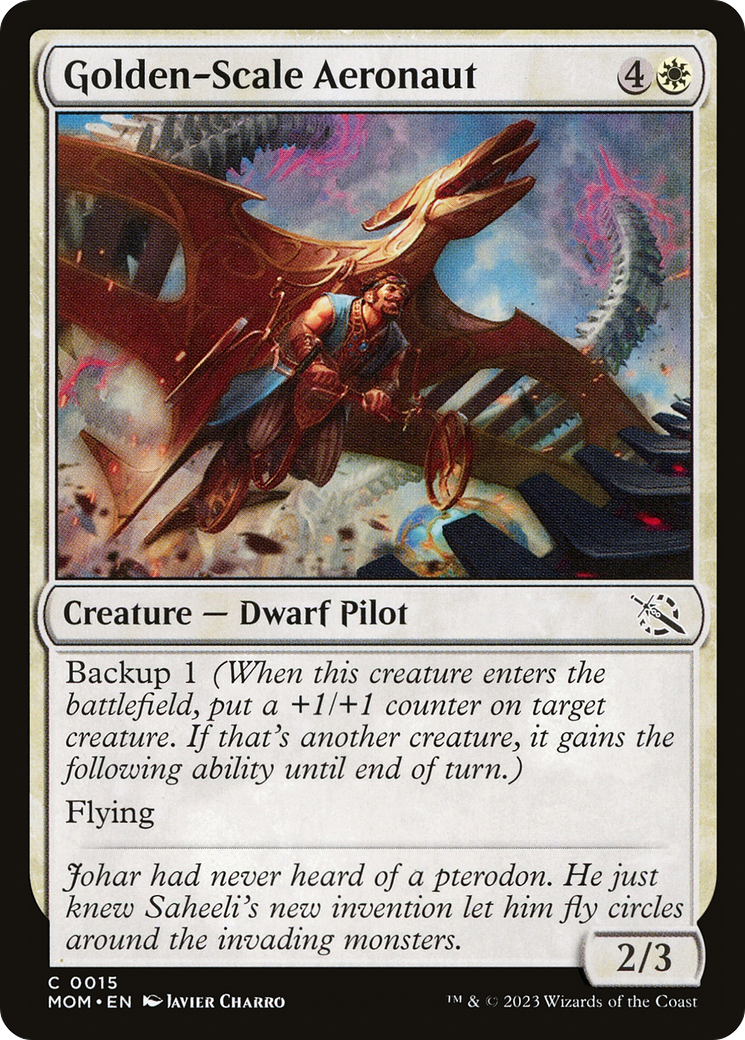 Golden-Scale Aeronaut (015) Foil - March of the Machine
