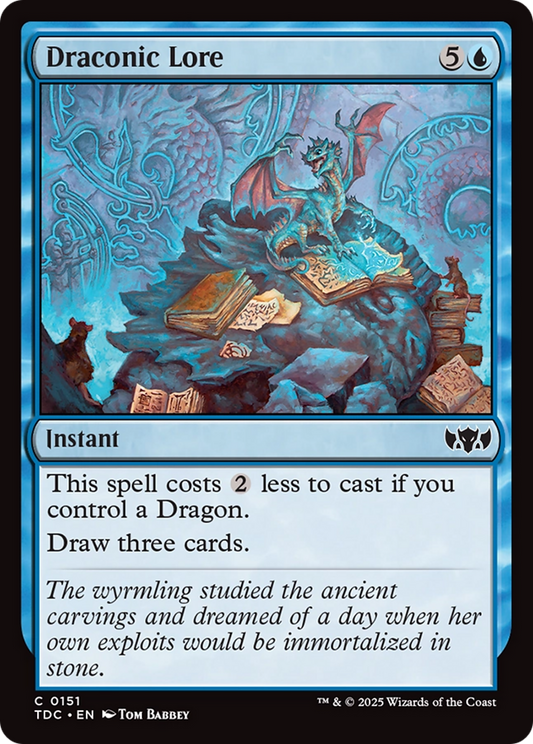 Draconic Lore (151) - Commander: Tarkir: Dragonstorm