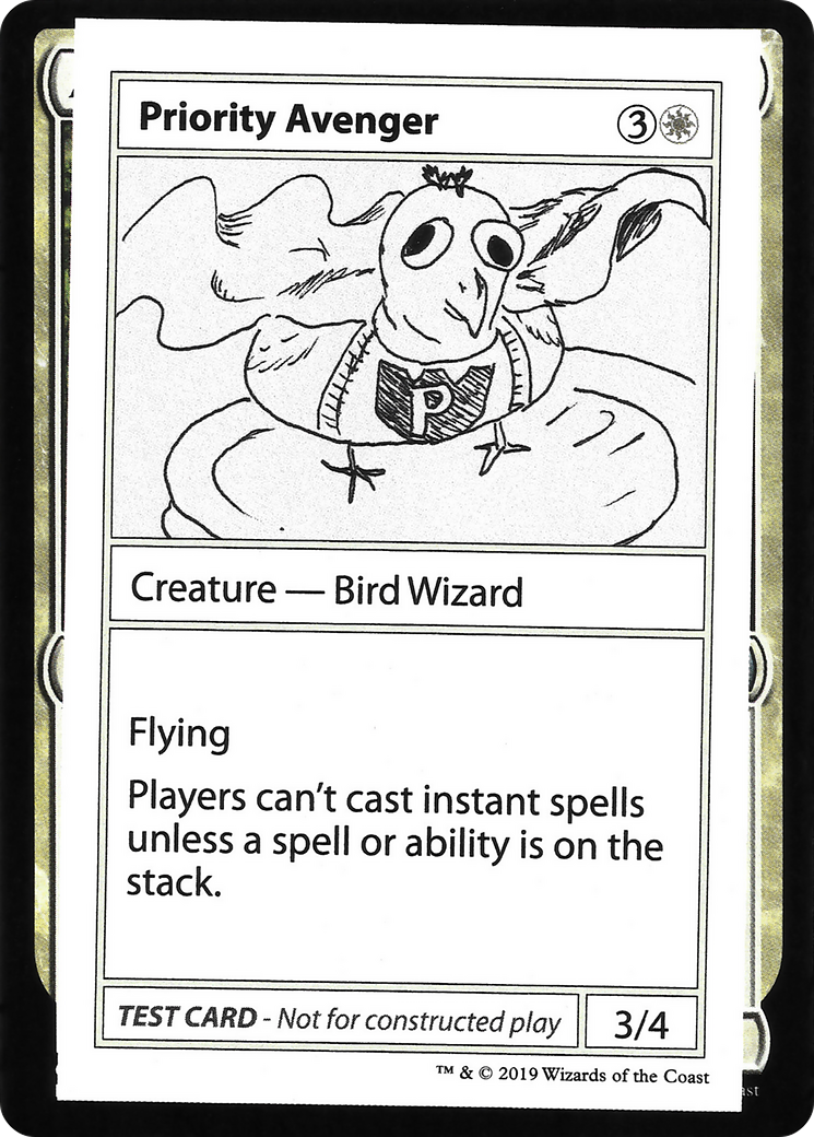 Priority Avenger (009) - Mystery Booster Playtest Cards 2021