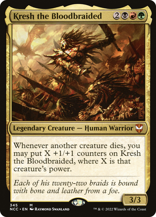 Kresh the Bloodbraided (345) - New Capenna Commander
