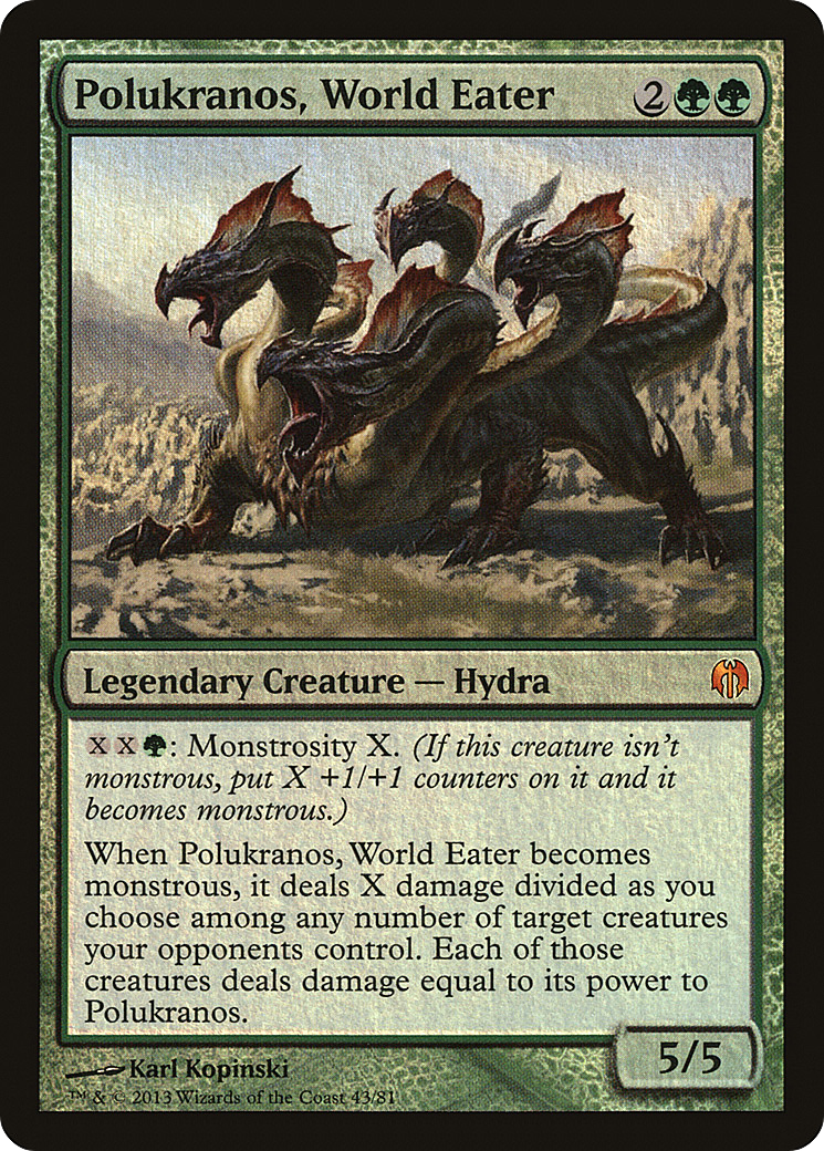 Polukranos, World Eater (043) Foil - Duel Decks: Heroes vs. Monsters