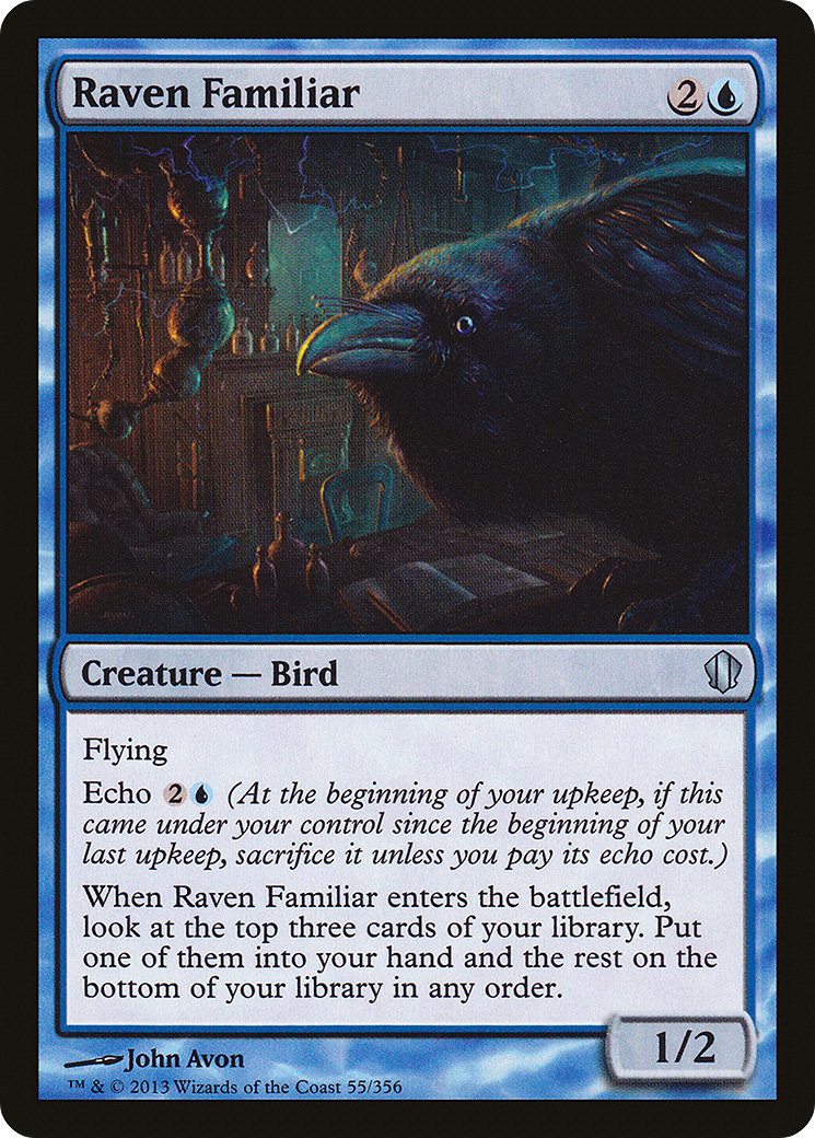 Raven Familiar (055) - Commander 2013