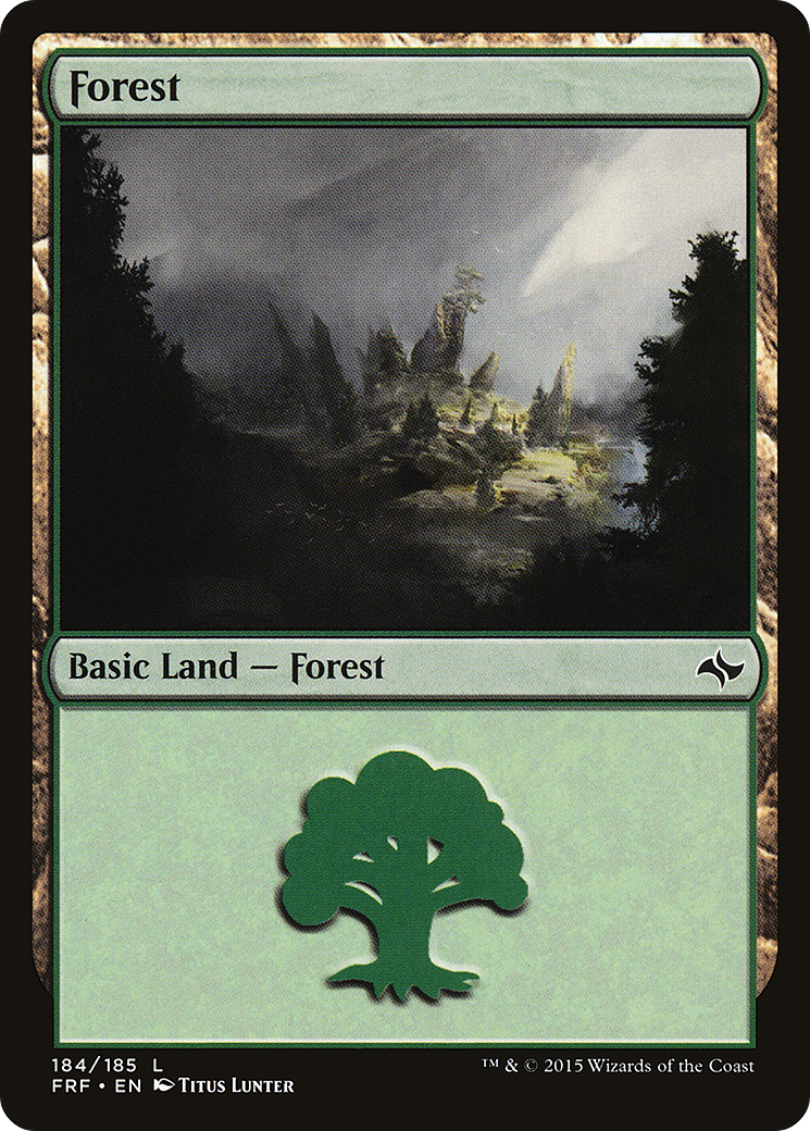 Forest (184) - Fate Reforged