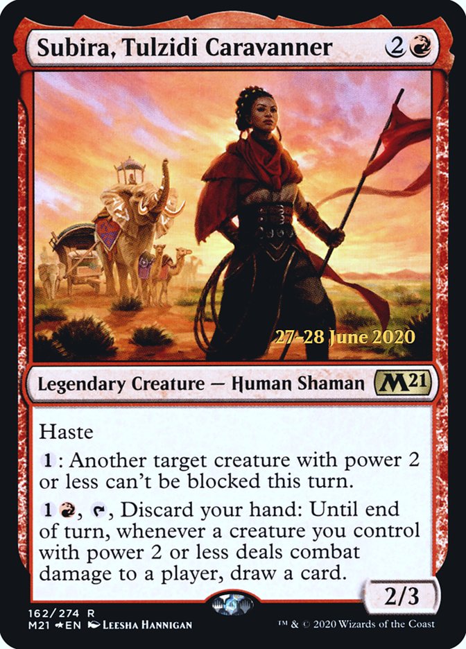 Subira, Tulzidi Caravanner [Core Set 2021 Prerelease Promos] | Silver Goblin