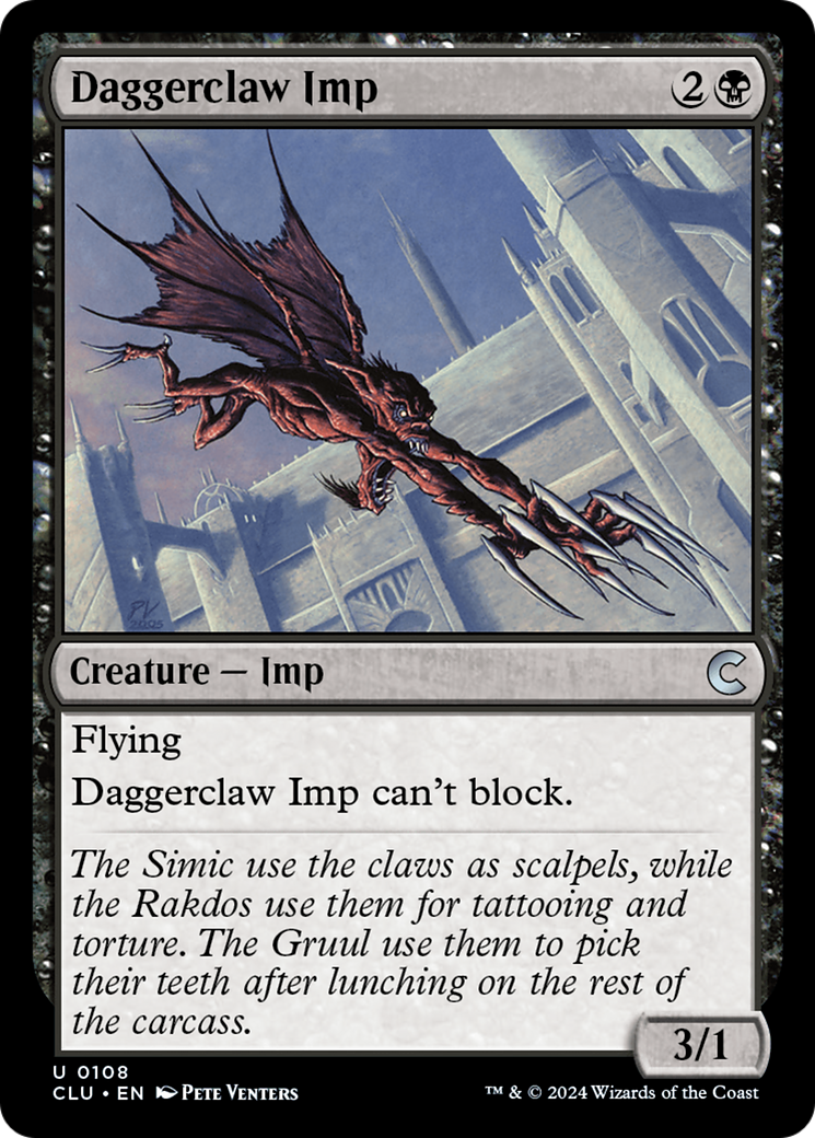 Daggerclaw Imp (108) - Ravnica: Clue Edition
