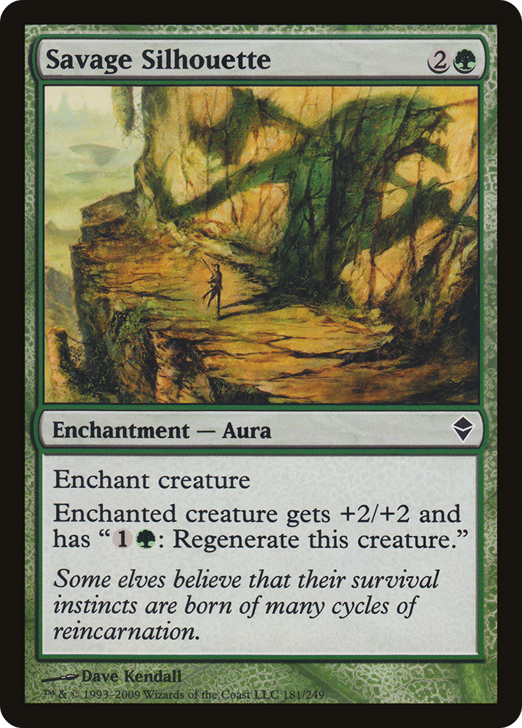 Savage Silhouette (181) - Zendikar