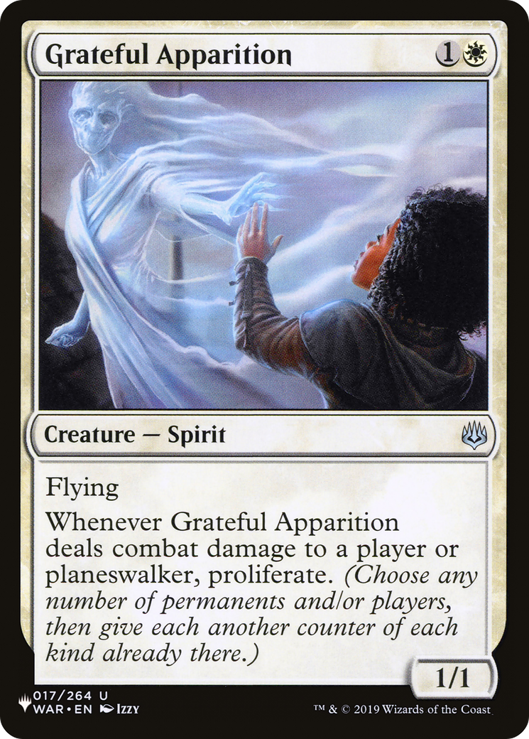 Grateful Apparition (WAR-17) - The List
