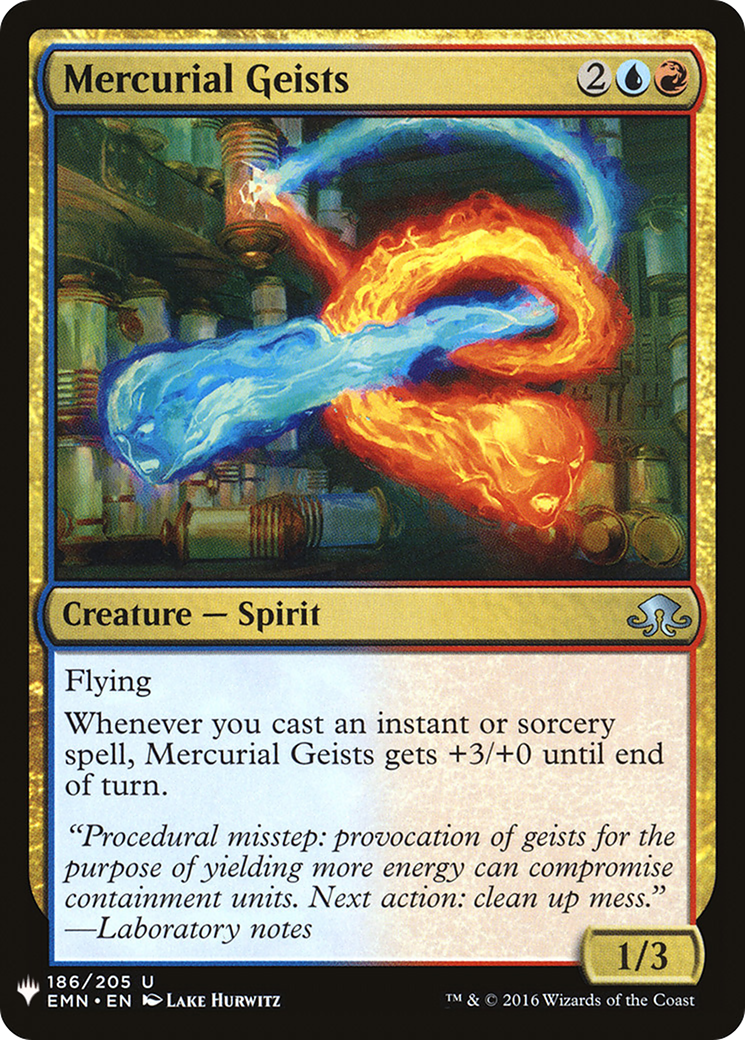 Mercurial Geists (EMN-186) - The List