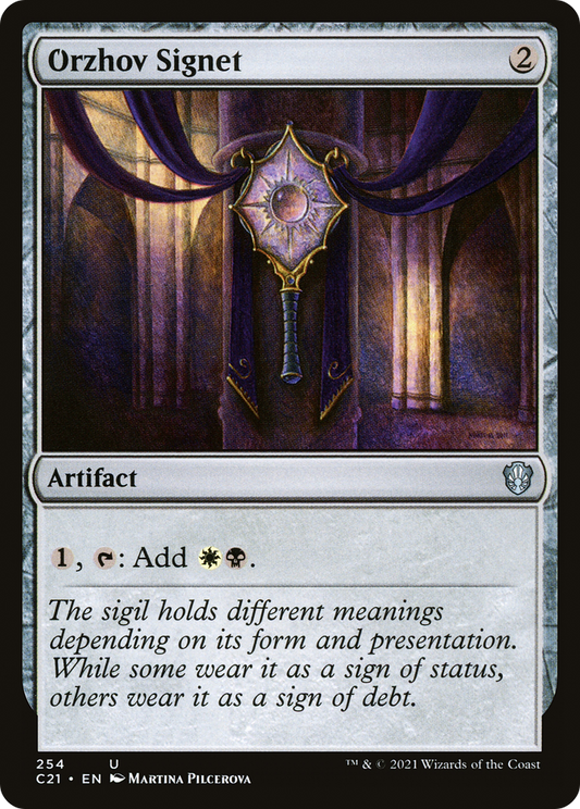 Orzhov Signet (254) - Commander 2021