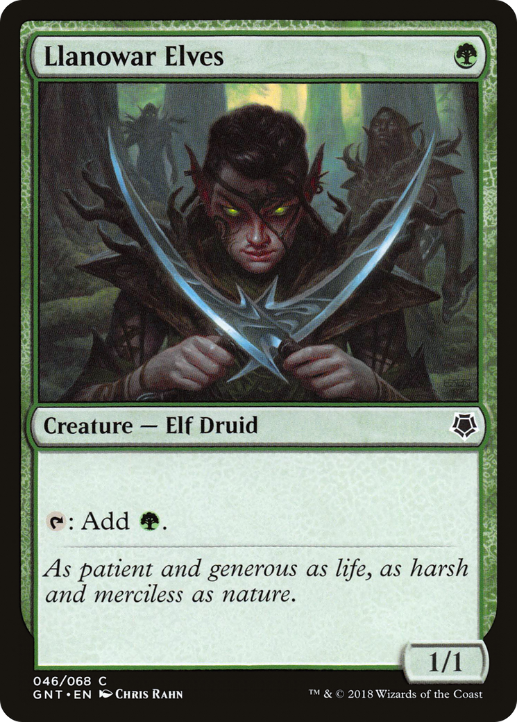 Llanowar Elves (046) - Game Night