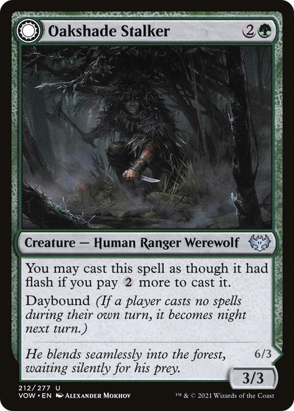 Oakshade Stalker (212) Foil - Innistrad: Crimson Vow