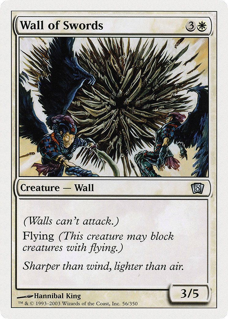 Wall of Swords (056) Foil - Eighth Edition