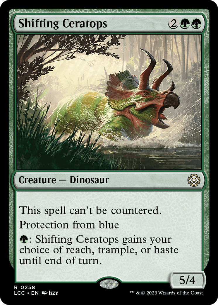 Shifting Ceratops (258) - The Lost Caverns of Ixalan Commander