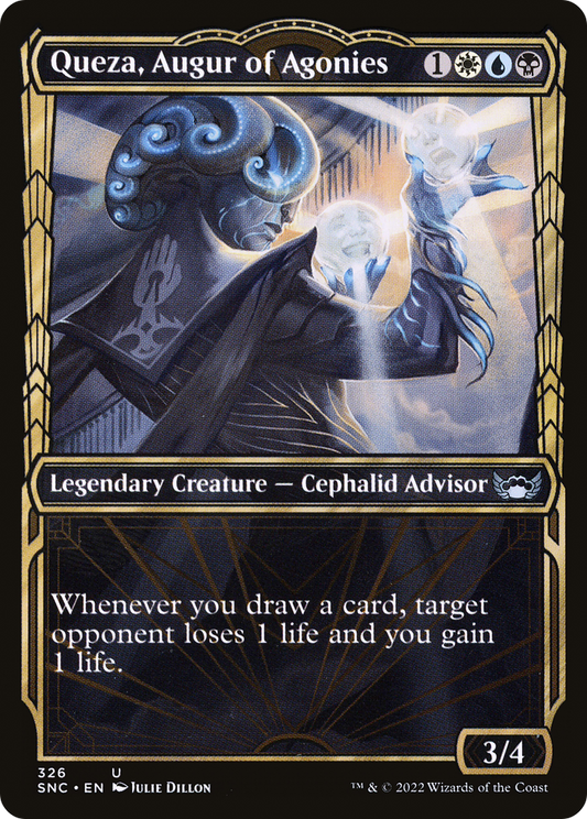 Queza, Augur of Agonies (Showcase) (326) Foil - Streets of New Capenna