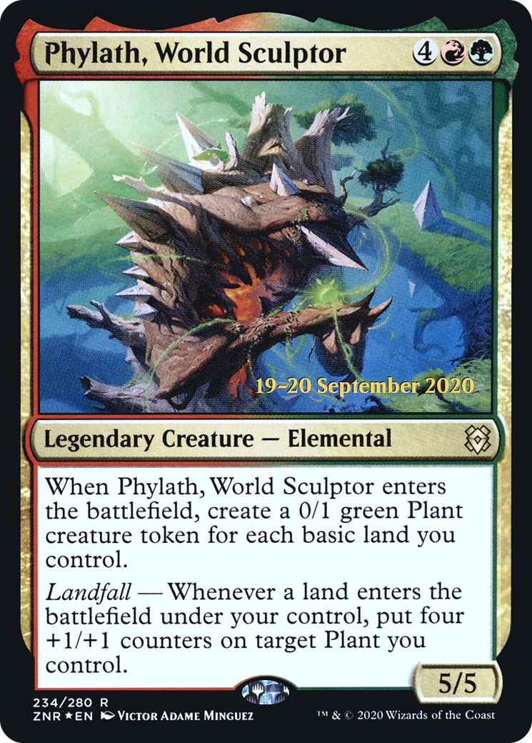 Phylath, World Sculptor (234) Foil - Zendikar Rising Promos