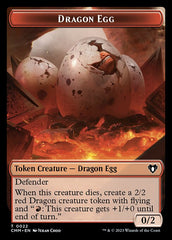 City's Blessing // Dragon Egg Double-Sided Token [Commander Masters Tokens] | Silver Goblin