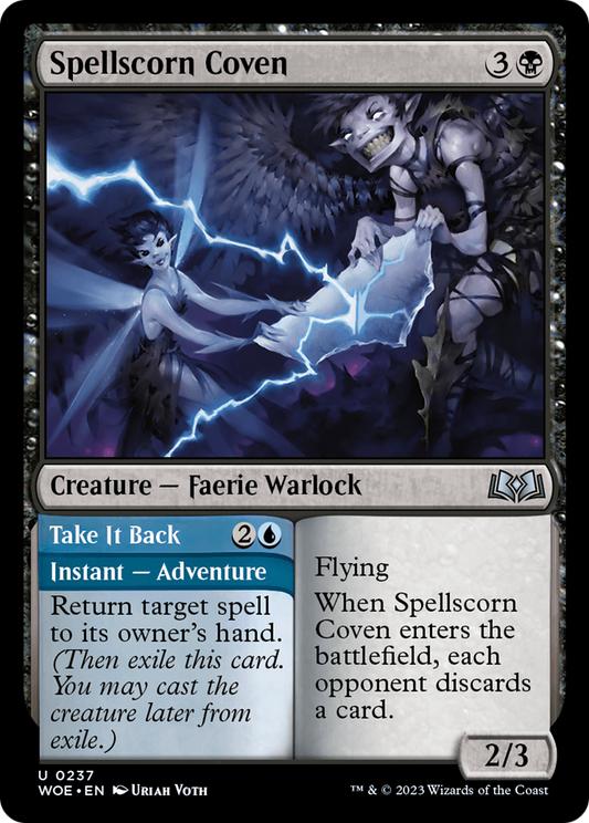 Spellscorn Coven // Take It Back [Wilds of Eldraine] Foil