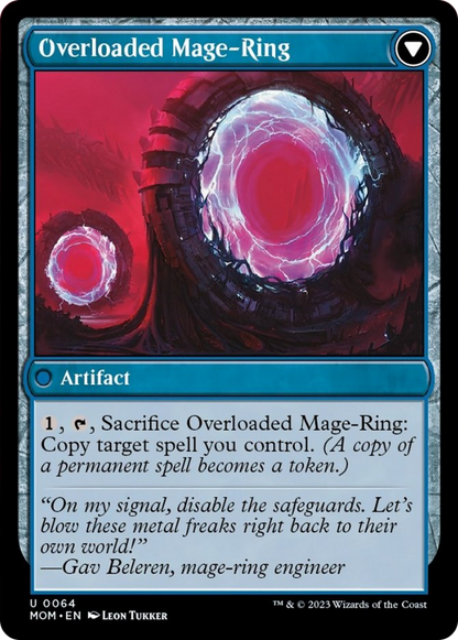 Invasion of Vryn // Overloaded Mage-Ring (064) Foil - March of the Machine