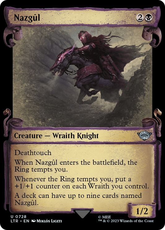 Nazgul (0728) [The Lord of the Rings: Tales of Middle-Earth Showcase Scrolls] Foil