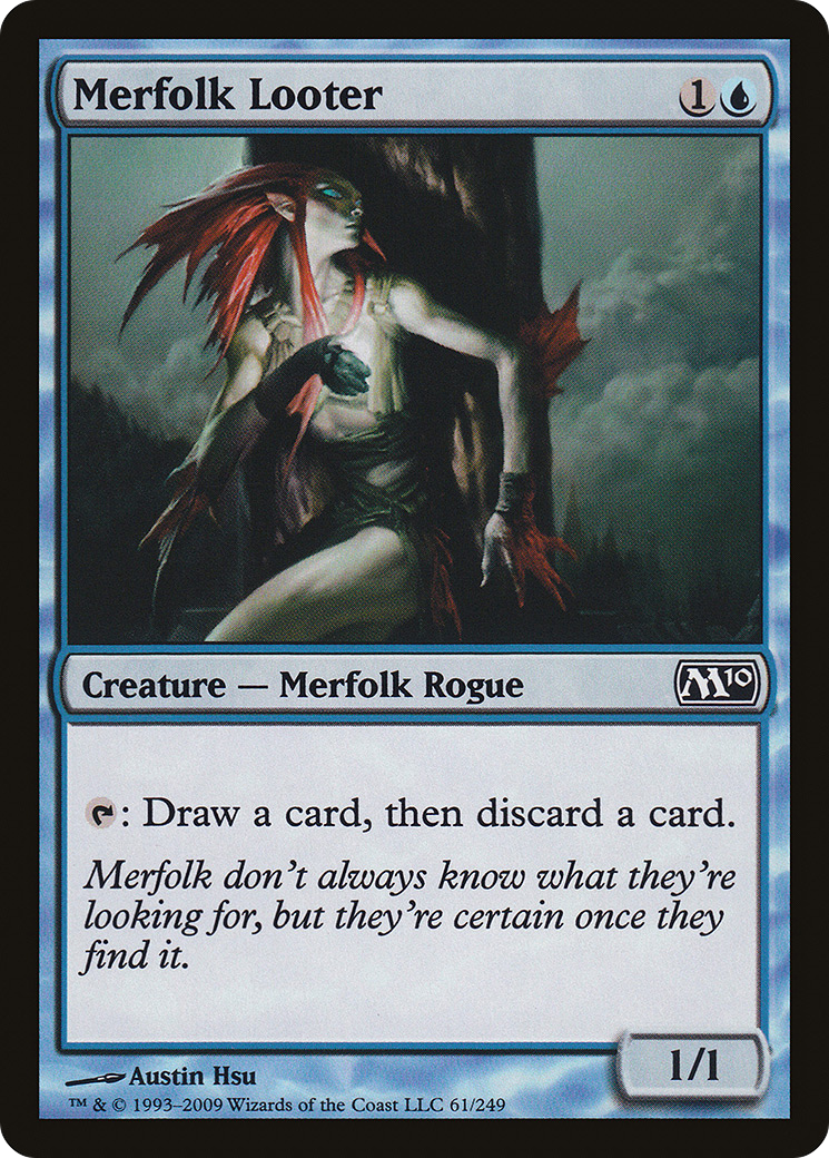Merfolk Looter (061) Foil - Magic 2010