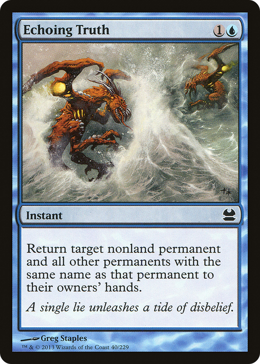 Echoing Truth (040) Foil - Modern Masters