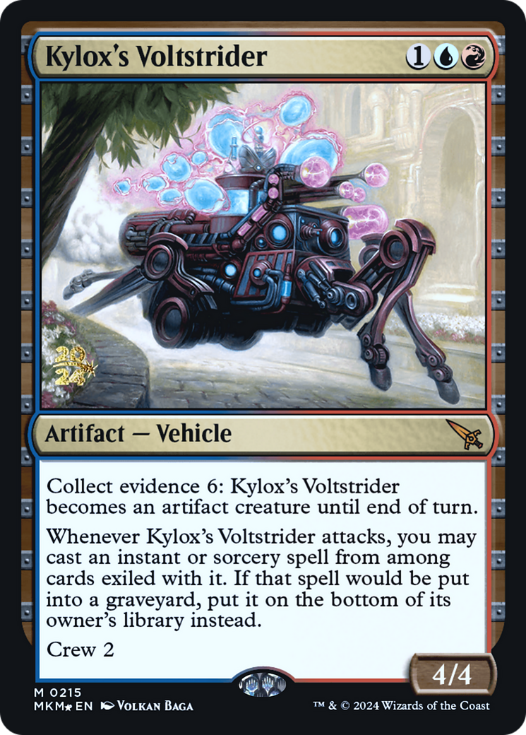 Kylox's Voltstrider (215) Foil - Murders at Karlov Manor Promos