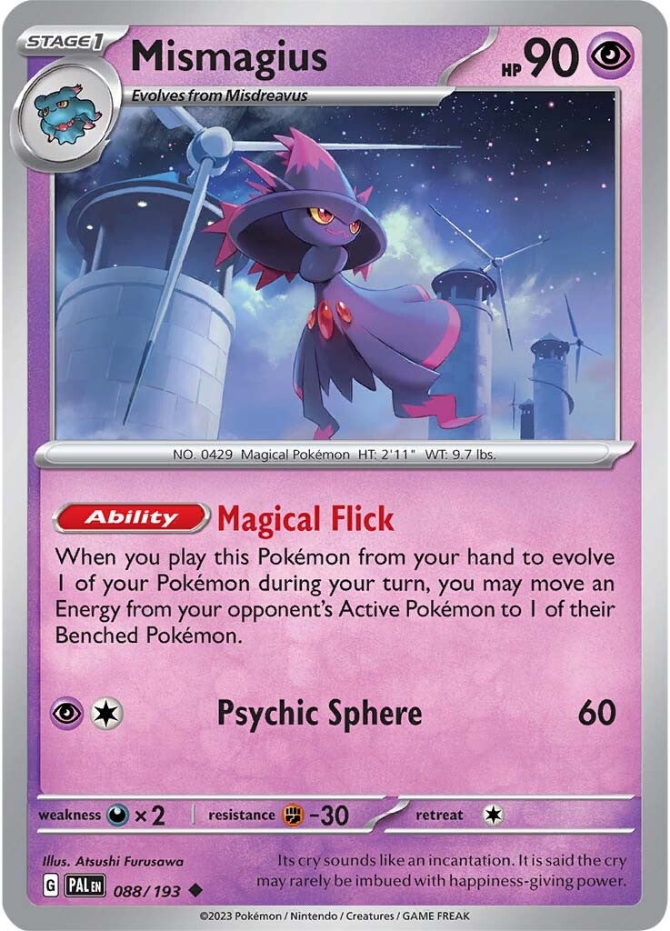 Mismagius (088/193) [Scarlet & Violet: Paldea Evolved] | Silver Goblin