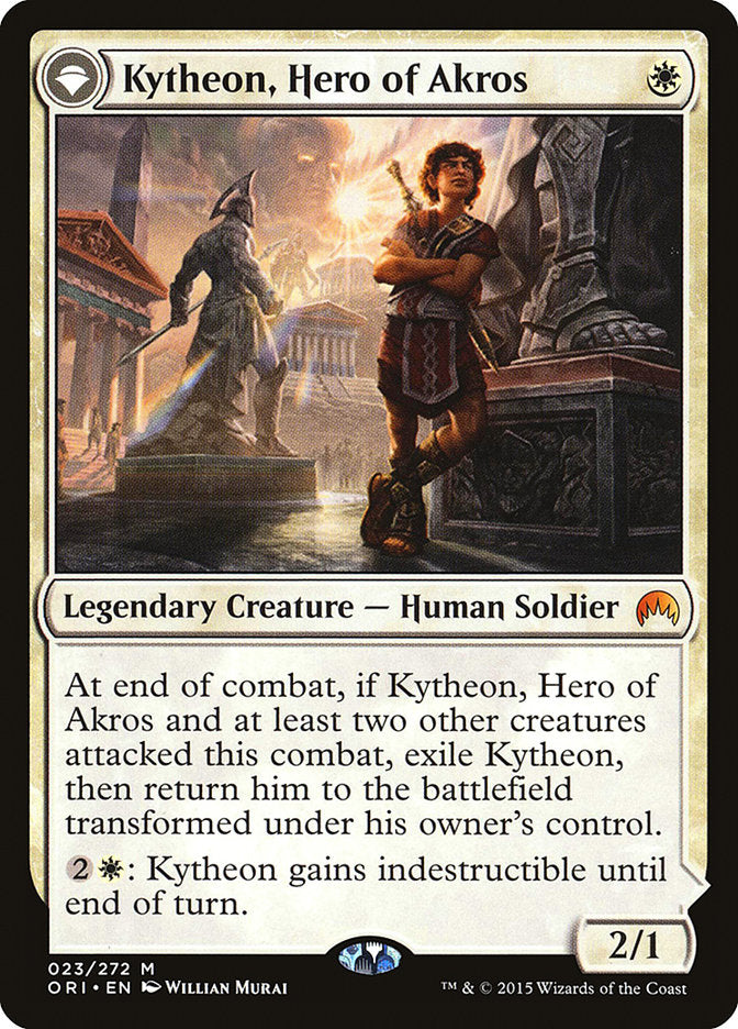 Kytheon, Hero of Akros // Gideon, Battle-Forged (023) Foil - Magic Origins