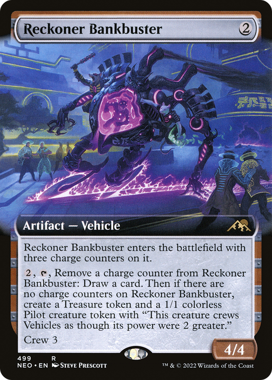 Reckoner Bankbuster (Extended Art) (499) - Kamigawa: Neon Dynasty
