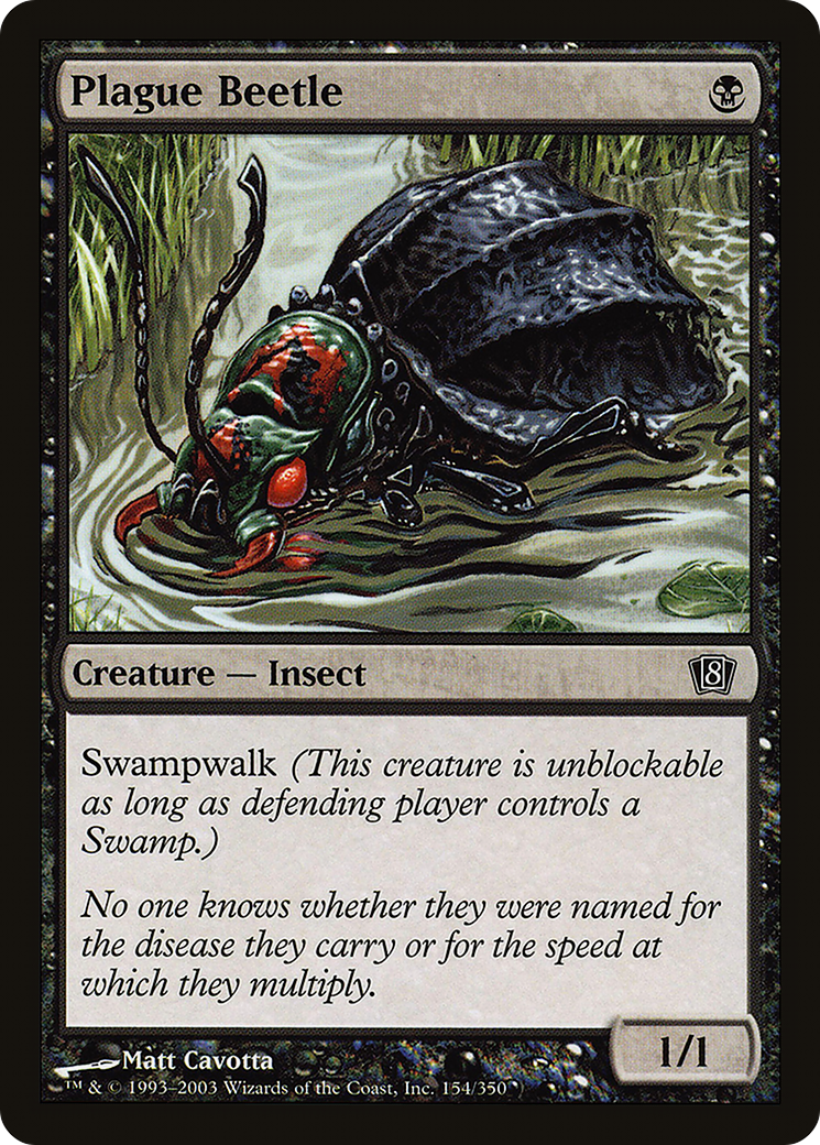 Plague Beetle (154) - Eighth Edition