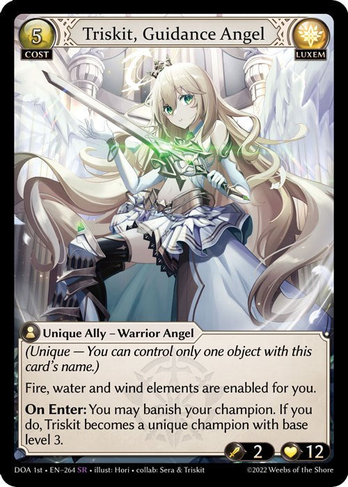 Triskit, Guidance Angel (264) [Dawn of Ashes: 1st Edition] Foil