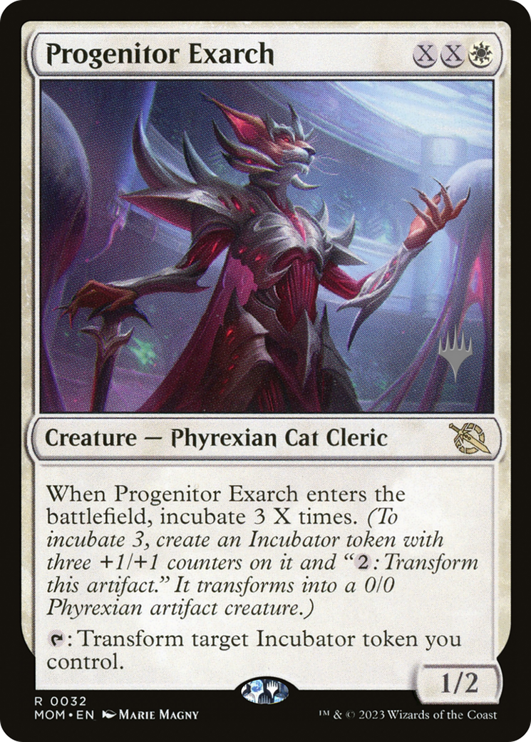 Progenitor Exarch (032) Foil - March of the Machine Promos