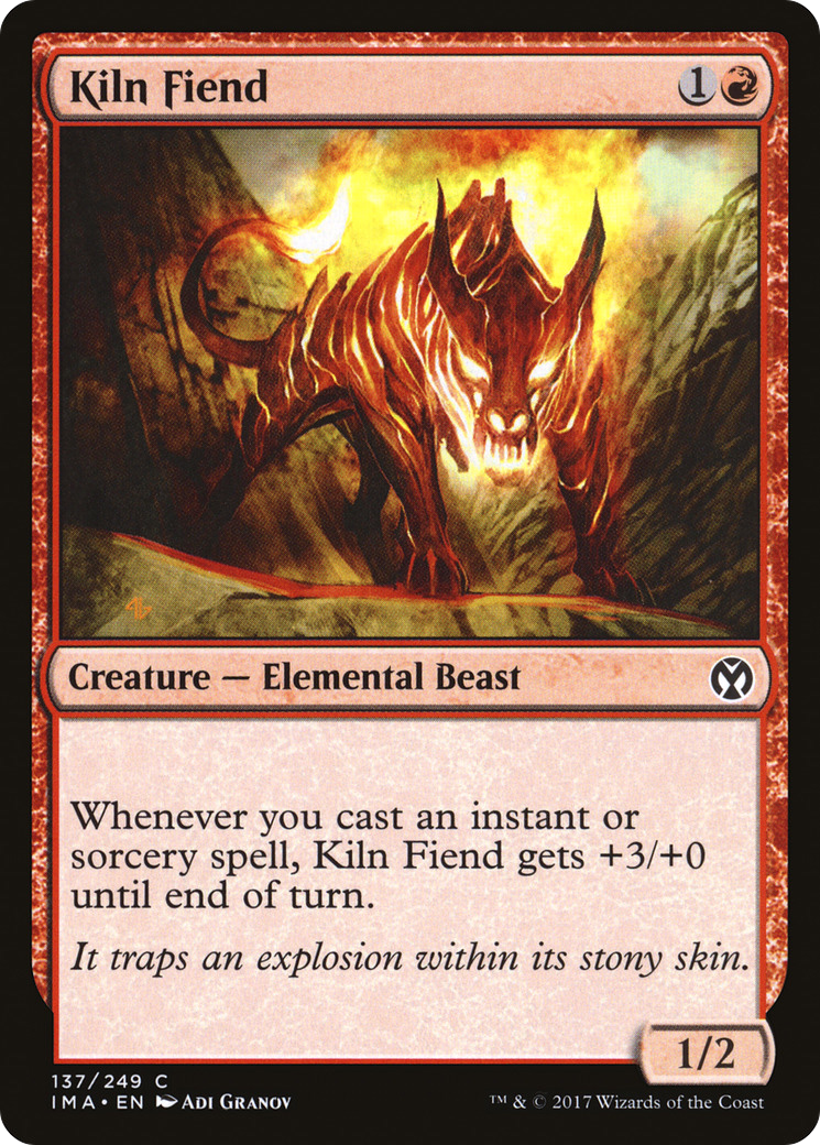 Kiln Fiend (137) Foil - Iconic Masters