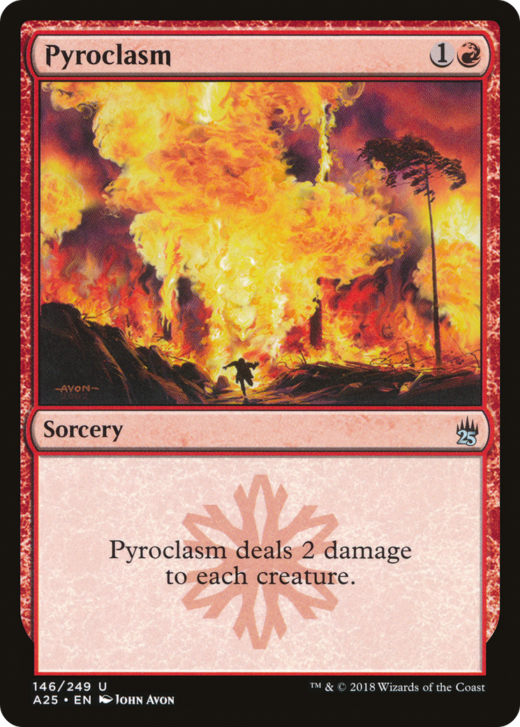 Pyroclasm (146) Foil - Masters 25