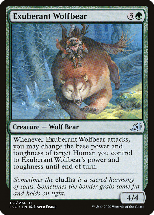 Exuberant Wolfbear (151) - Ikoria: Lair of Behemoths